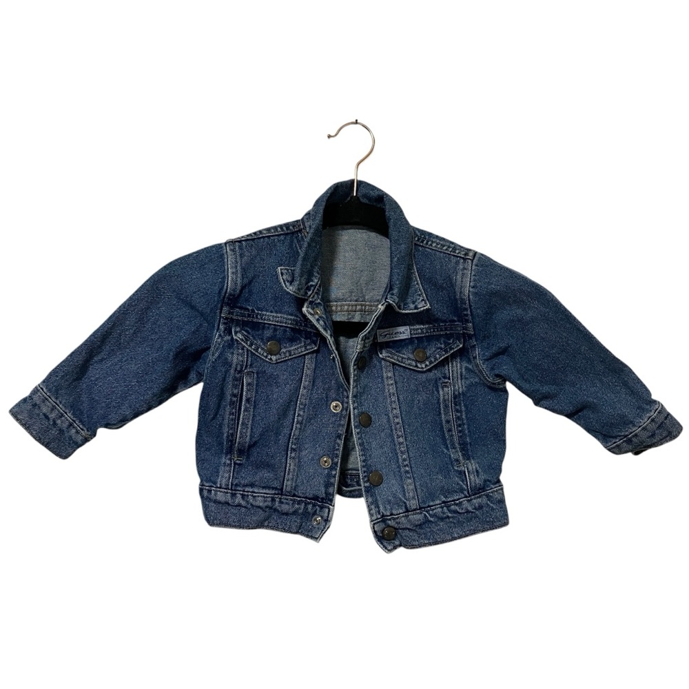Vintage Baby Guess Denim Jean Jacket USA Size 18-24 Months